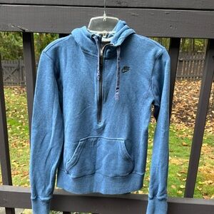 Nike half zip hoodie